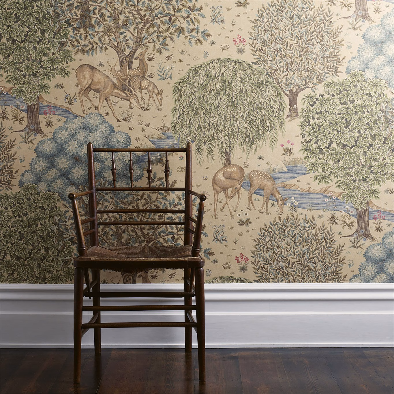 Обои Morris Archive Wallpapers III The Brook 214888 фото в интерьере
